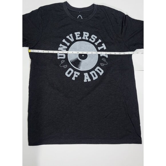 University Of ADD Graphic T-Shirt Addictive DJ Designs Medium - Picture 4 of 5